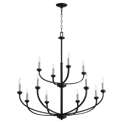 Edie 12 - Light Candle Style Classic Chandelier - Image 0