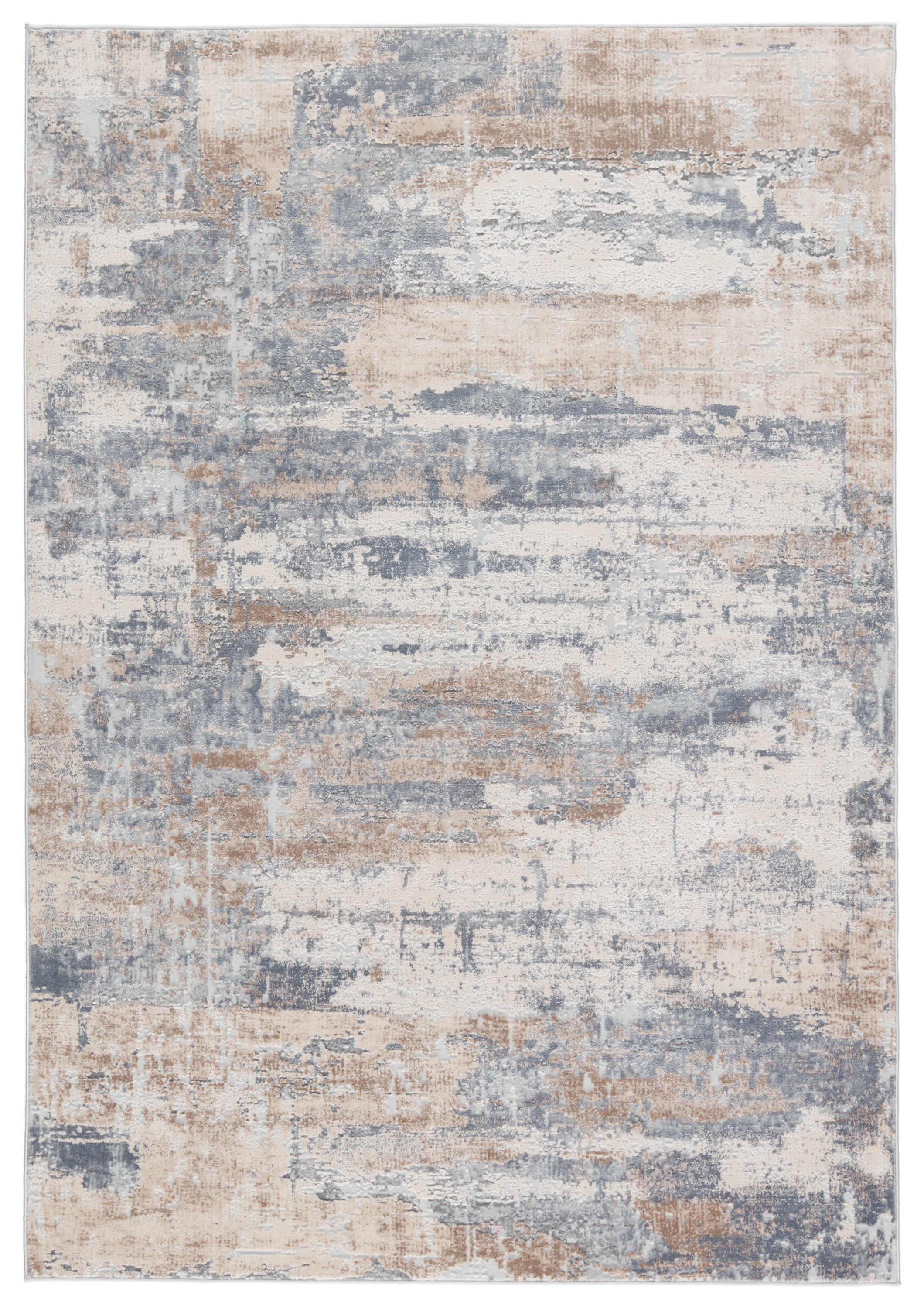 Soltani Abstract Light Tan/ Gray Area Rug (10'X14') - Image 0