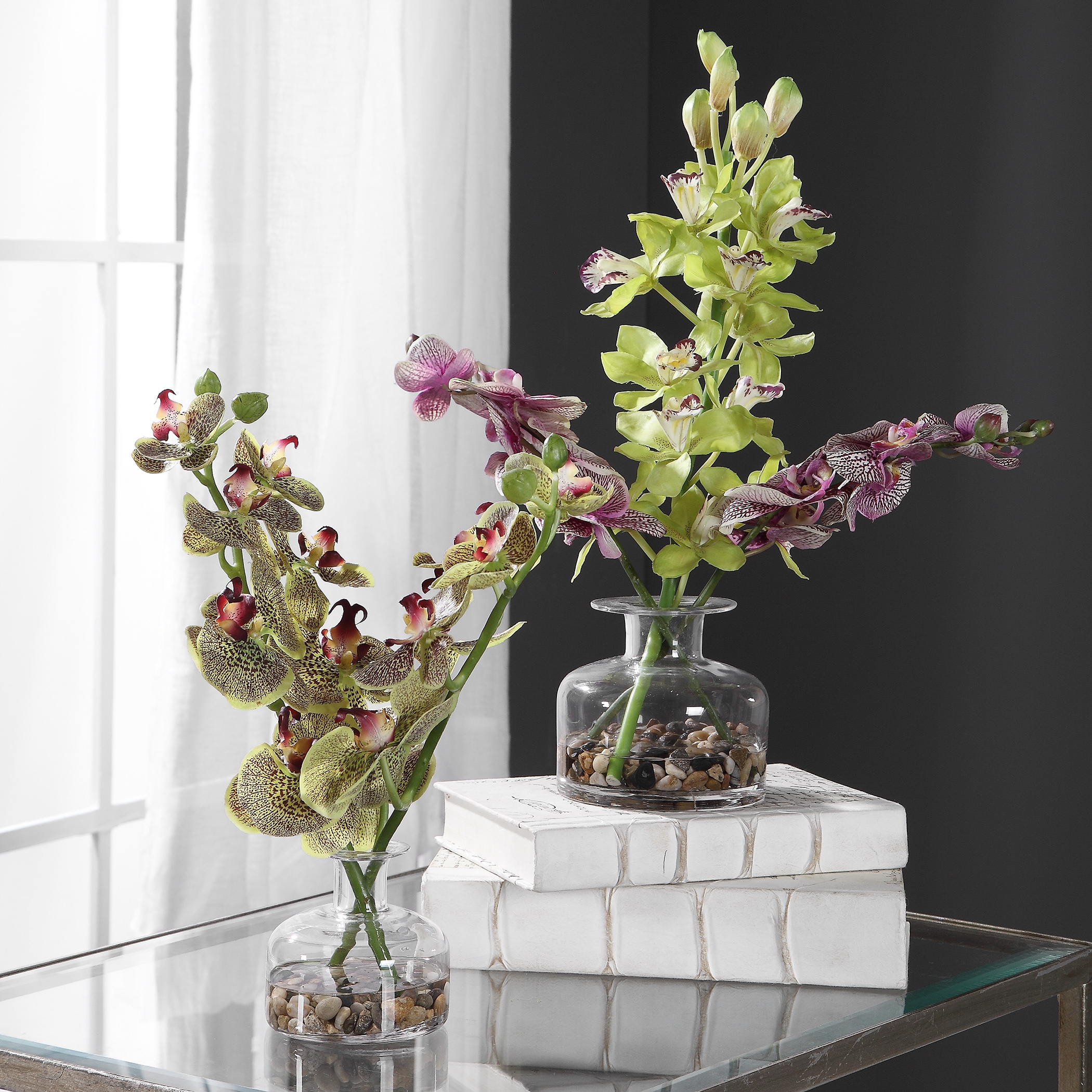 Malin Orchid Bud Vases, Set/2 - Image 0