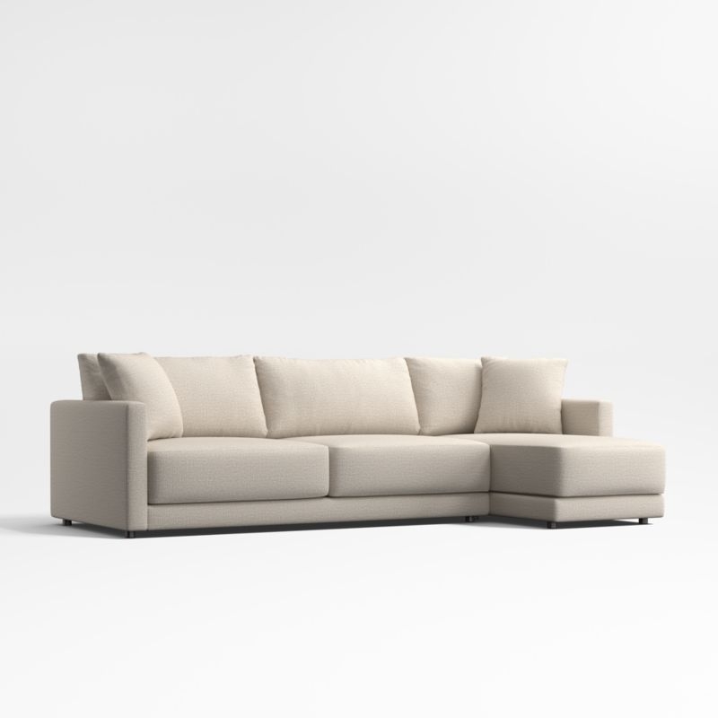 Gather Deep 2-Piece Right-Arm Chaise Sectional Sofa - Image 1