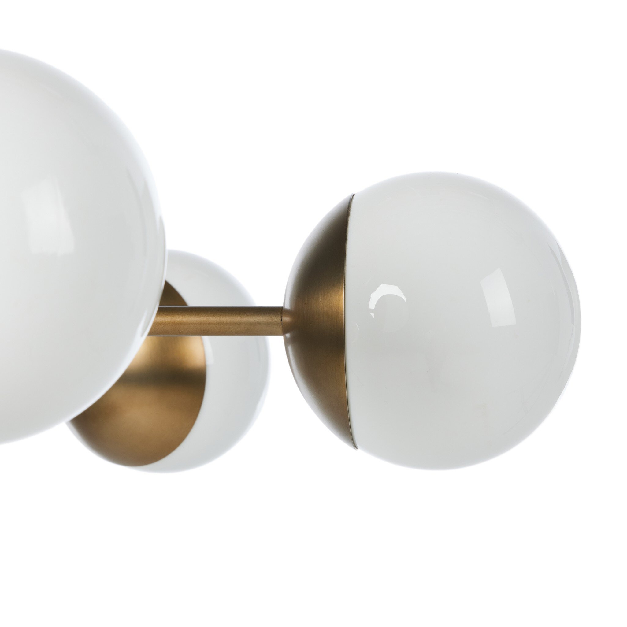 Oriana Chandelier - Aged Brass Iron - Image 5