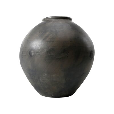 Dannemora Gray 14" Indoor / Outdoor Earthenware Table Vase - Image 0