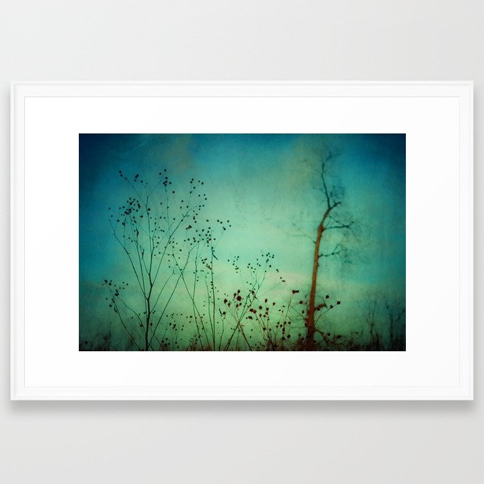 Between Autumn And Winter Framed Art Print by Olivia Joy St.claire - Cozy Home Decor, - Scoop White - LARGE (Gallery)-26x38 - Image 0