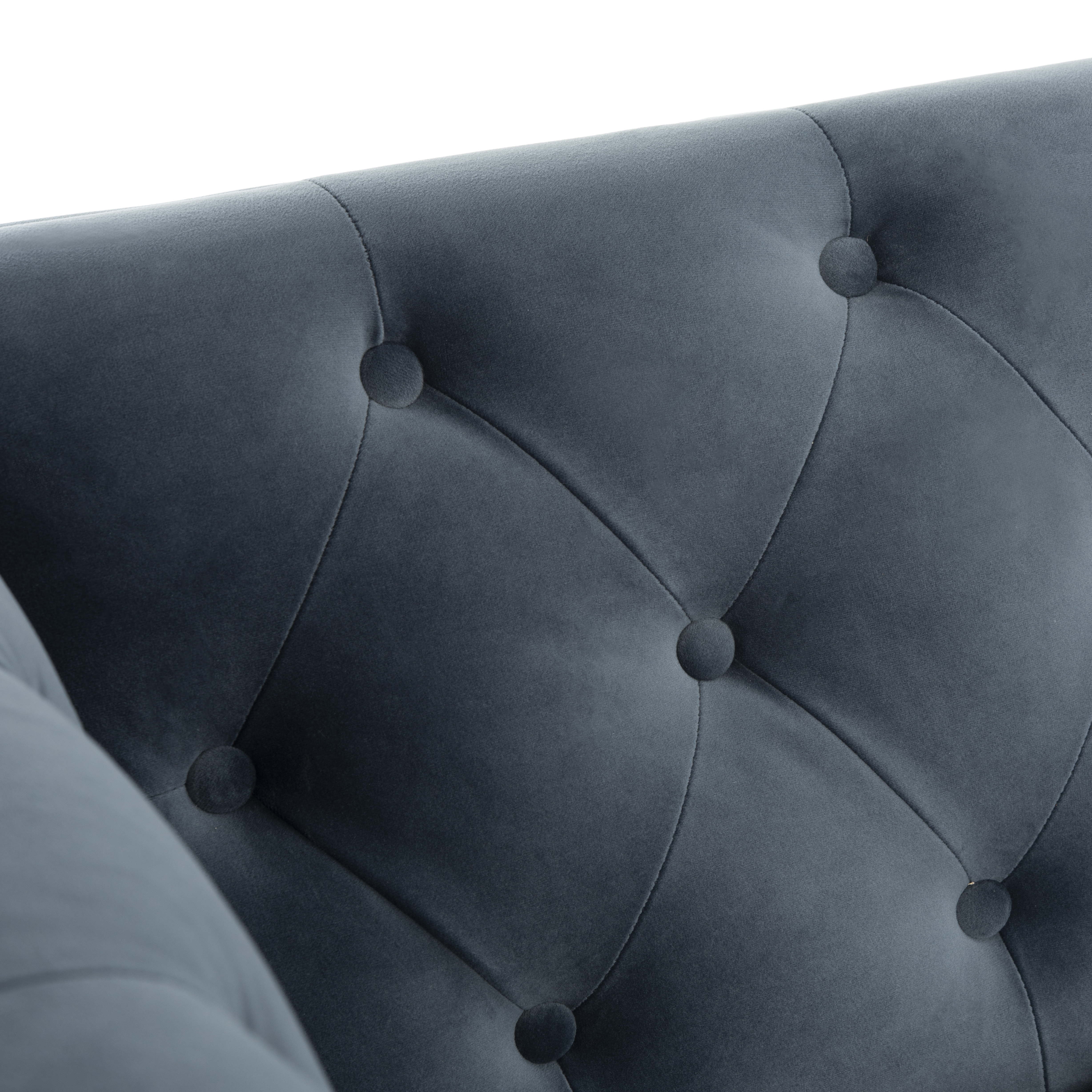 Florentino Tufted Sofa - Dusty Blue - Arlo Home - Image 6