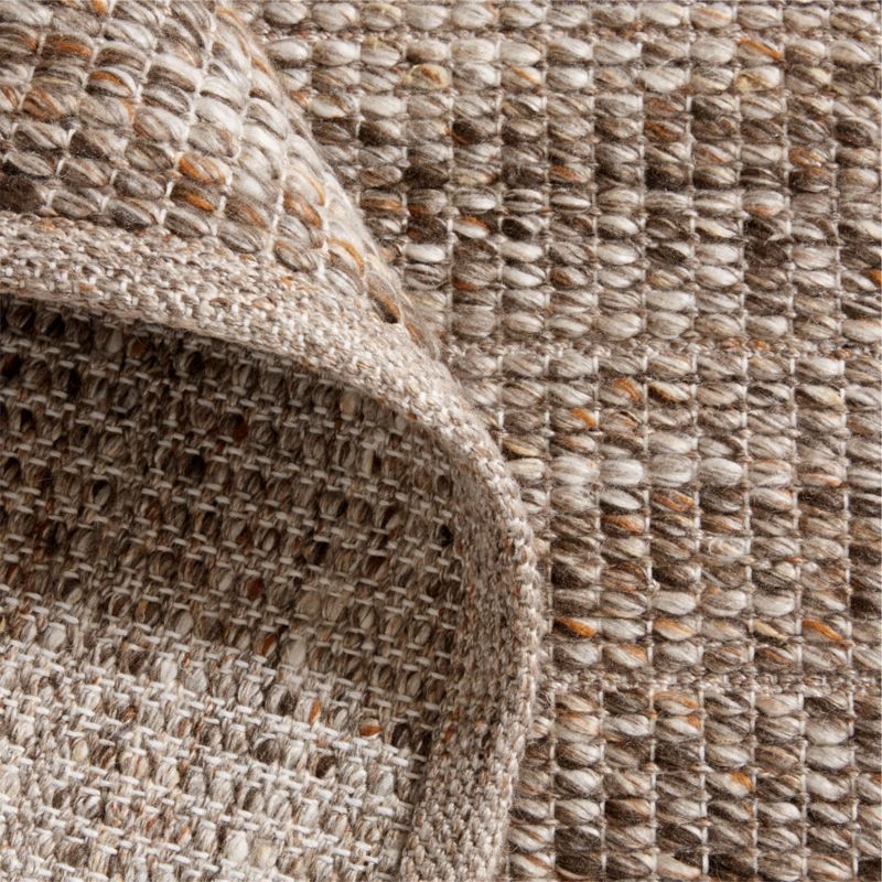 Andalucia Performance Handwoven Taupe Beige Area Rug 8'x10' - Image 1