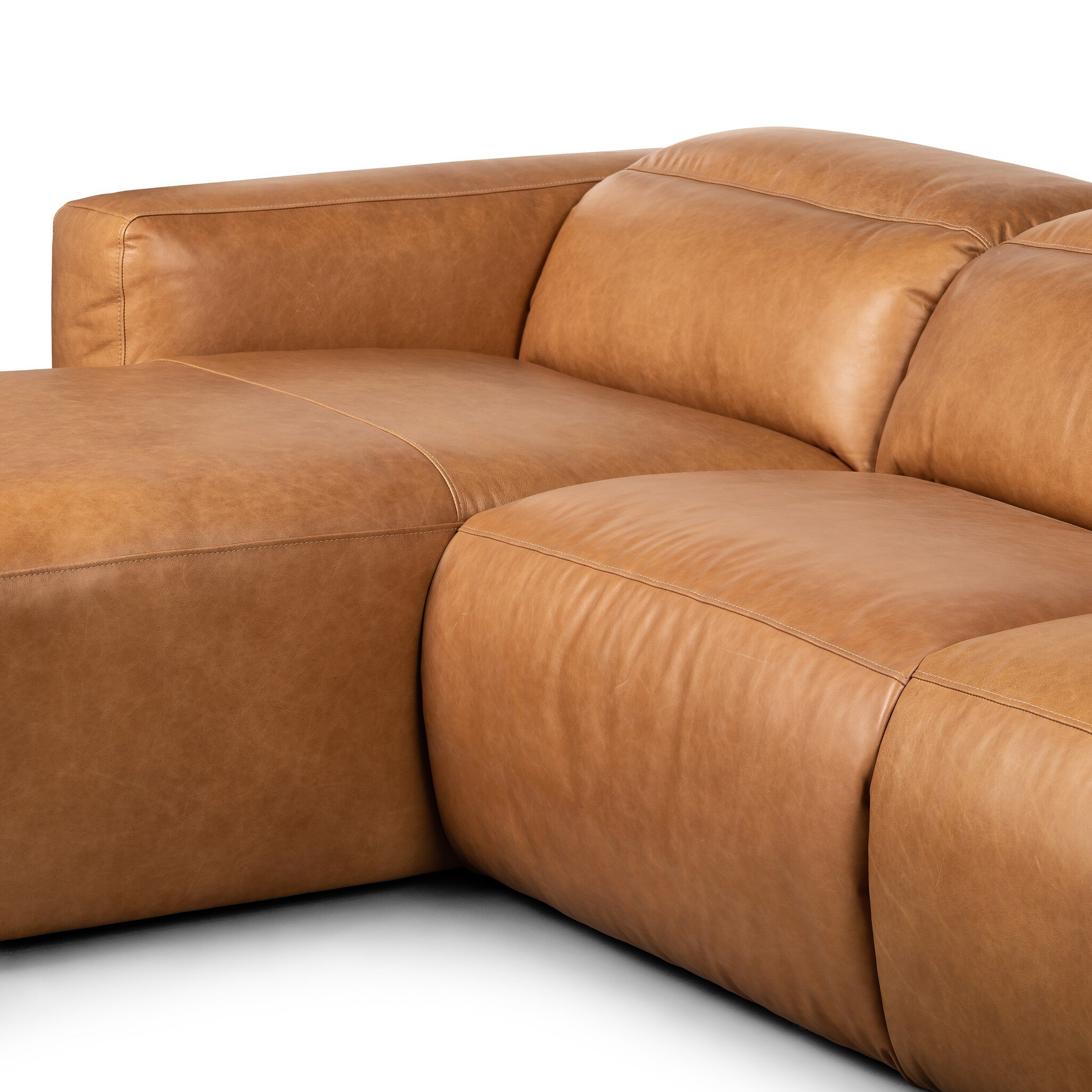 Radley Power Recliner 3-Piece Sectional W/ Chaise - Sonoma Butterscotch - Image 3