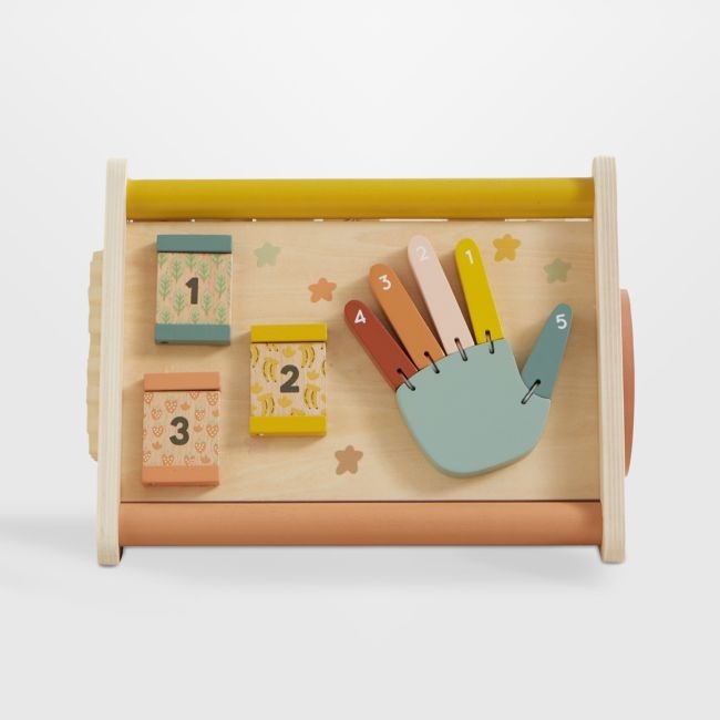 Wonder & Wise by Asweets Wooden Triangle Baby Activity Toy - Image 0