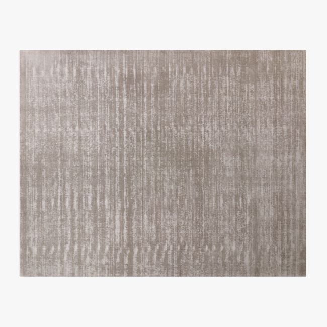 Sarello Cool Grey Performance Nylon Area Rug 8'x10' - Image 0