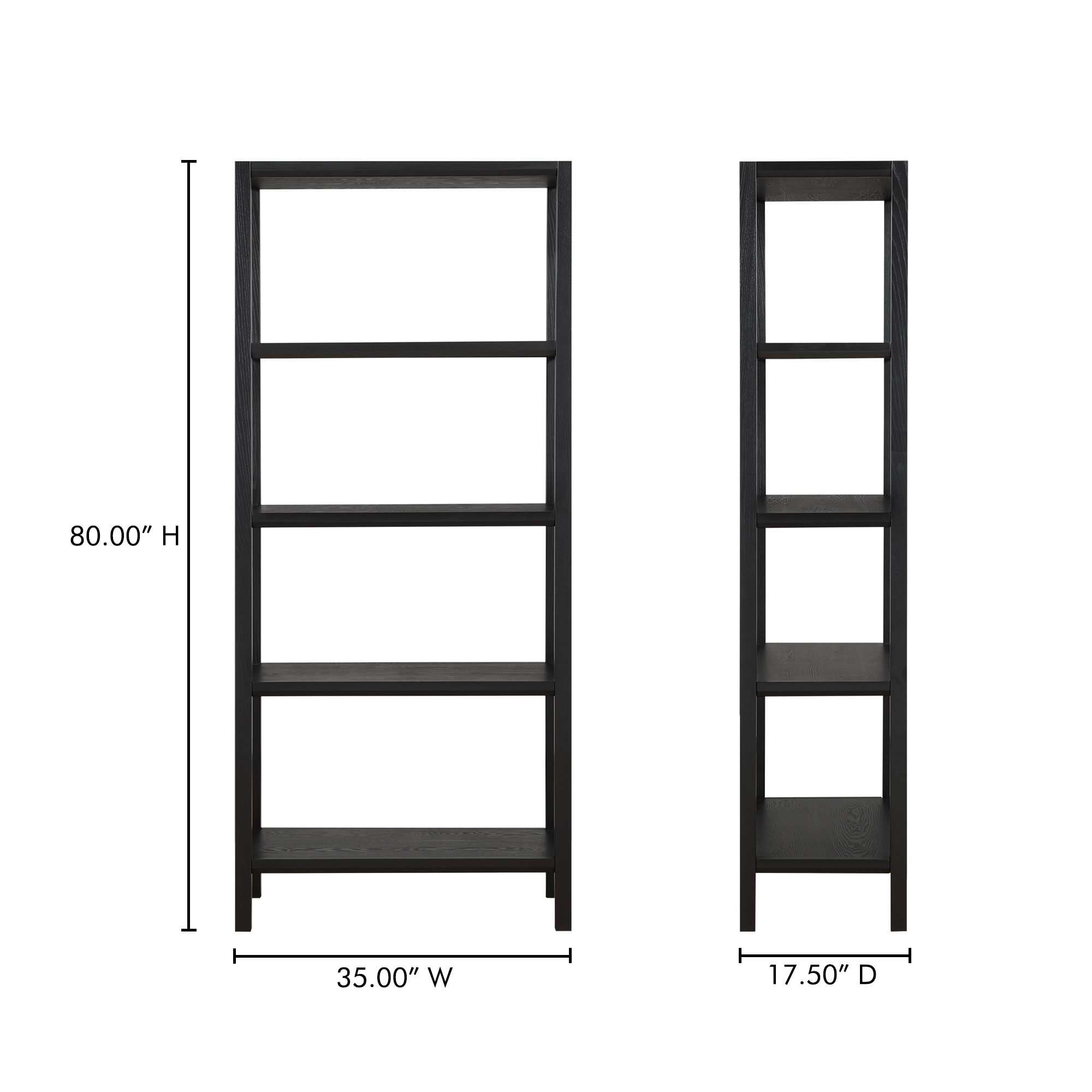 Nolan Bookcase Black - Image 5