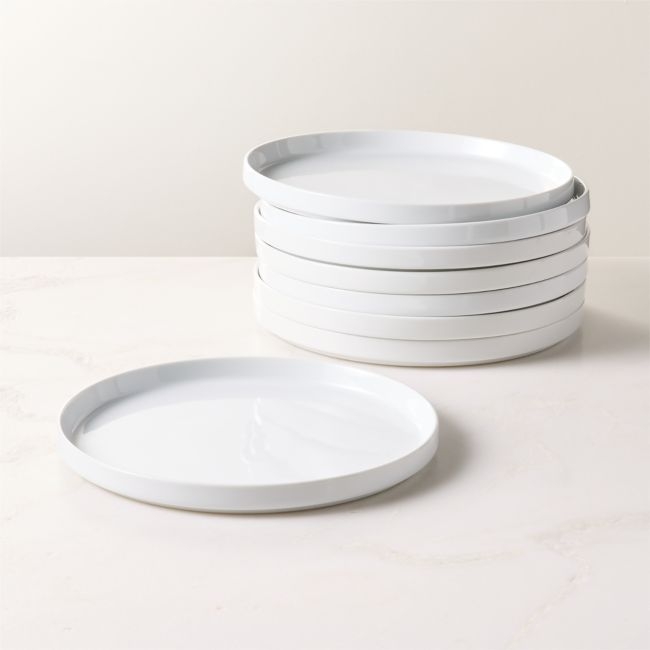 Frank White Dinner Plates Set of 8 - Image 0