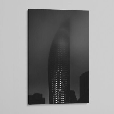 'Downtown Toronto Fogfest No 19' - Photographic Print On Wrapped Canvas - Image 0