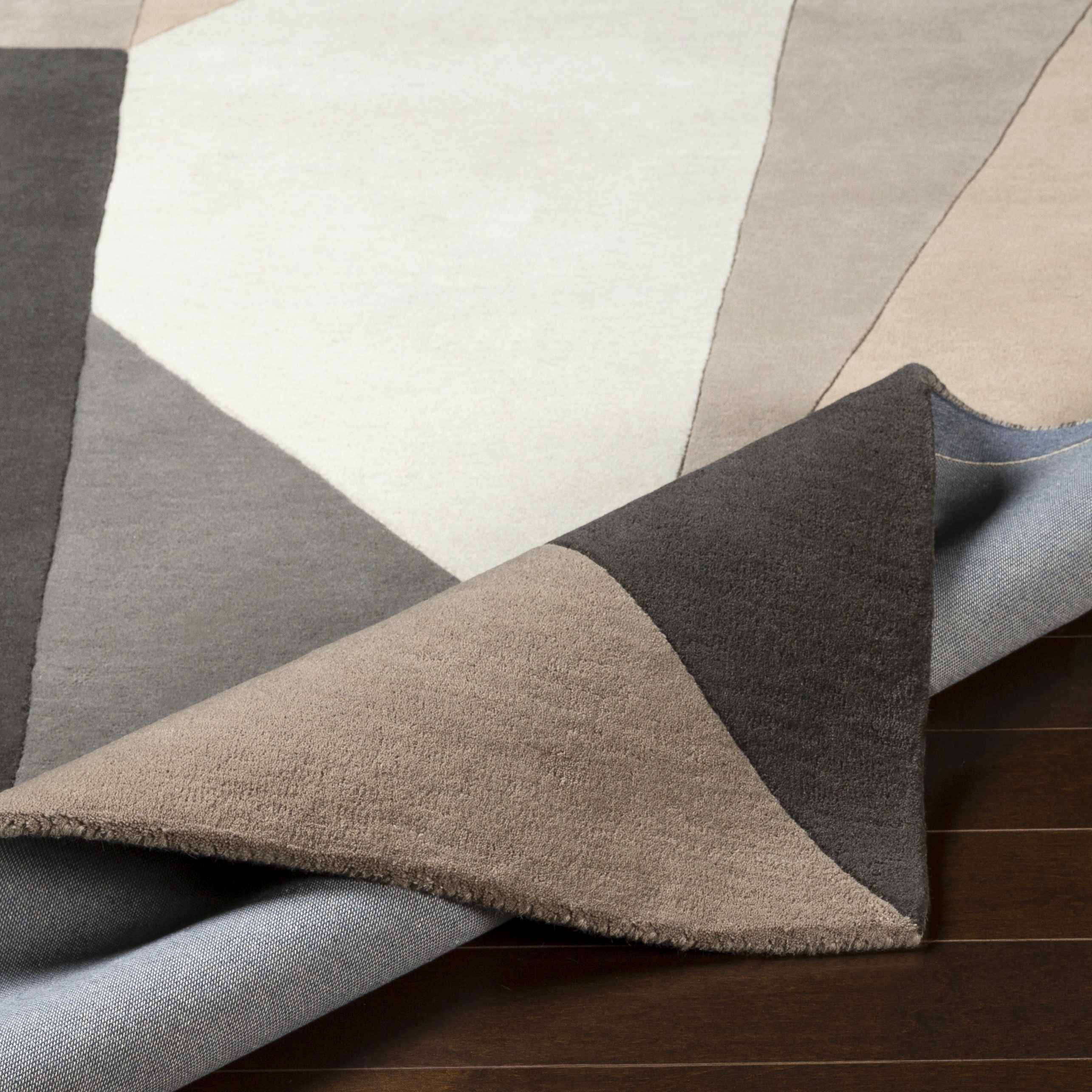 Livabliss Forum Beige Indoor 2' x 3' Handmade Rug - Image 4
