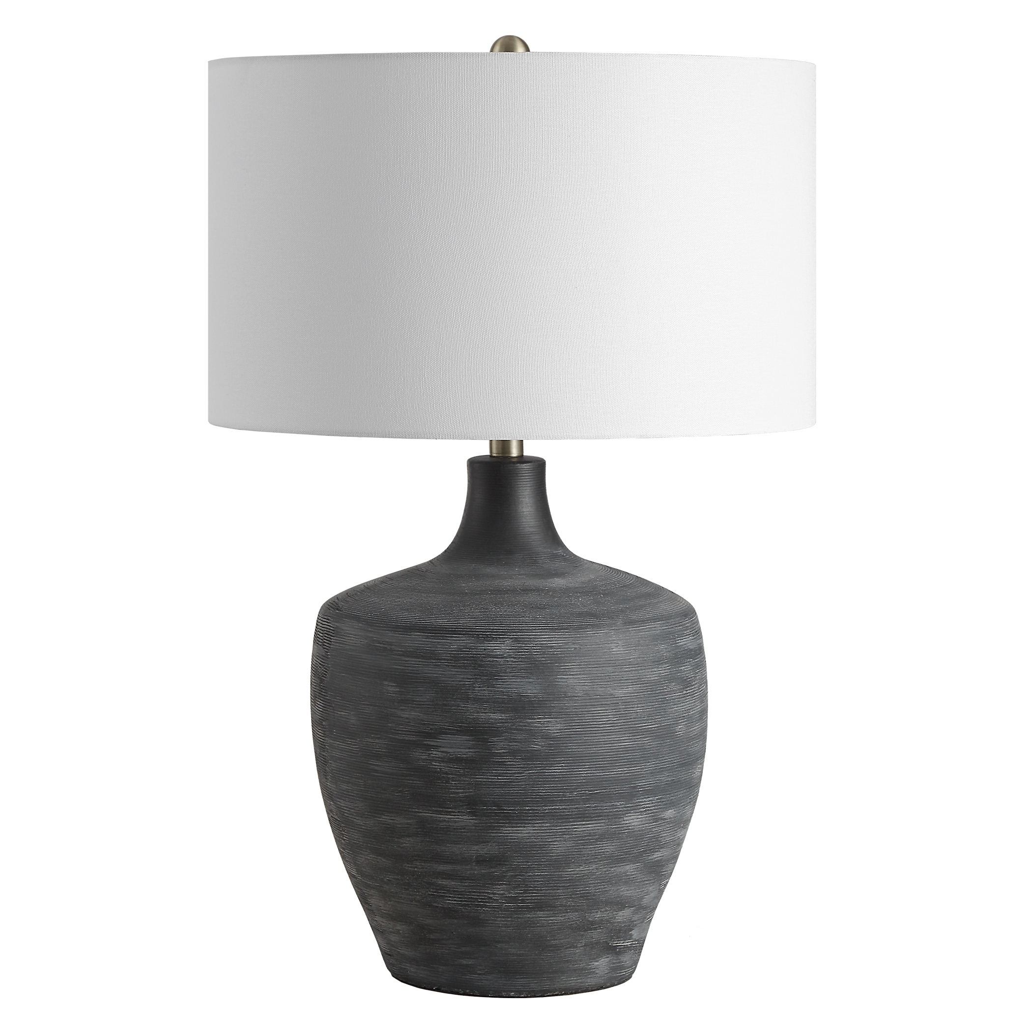 Graphite Ribbed Table Lamp - Image 3
