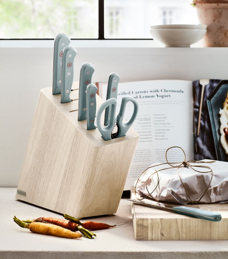 Wusthof ® Gourmet Blue 10-Piece Knife Block Set - Image 1