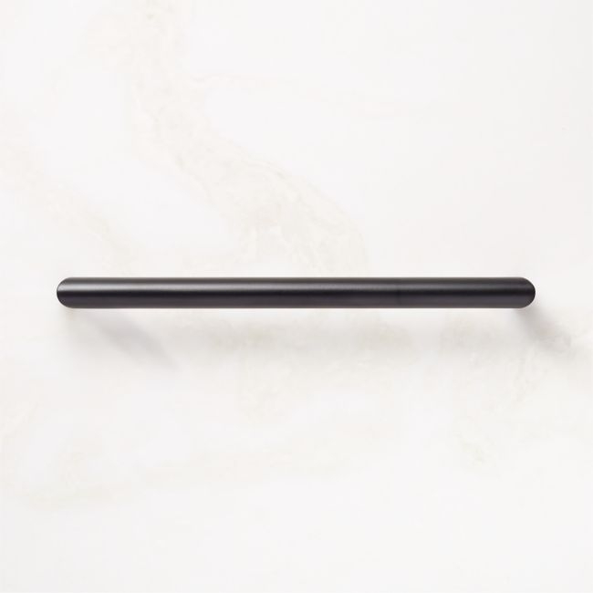 Curveaux Curved Black Cabinet Handle 8'' - Image 0
