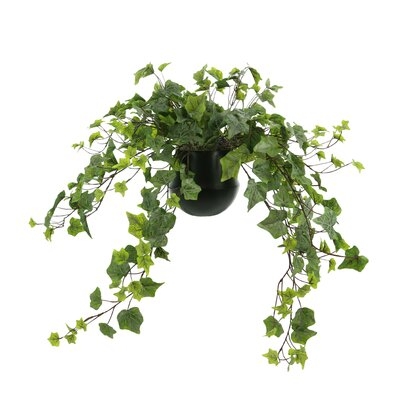 14" Artificial Ivy Plant in Pot - Image 0
