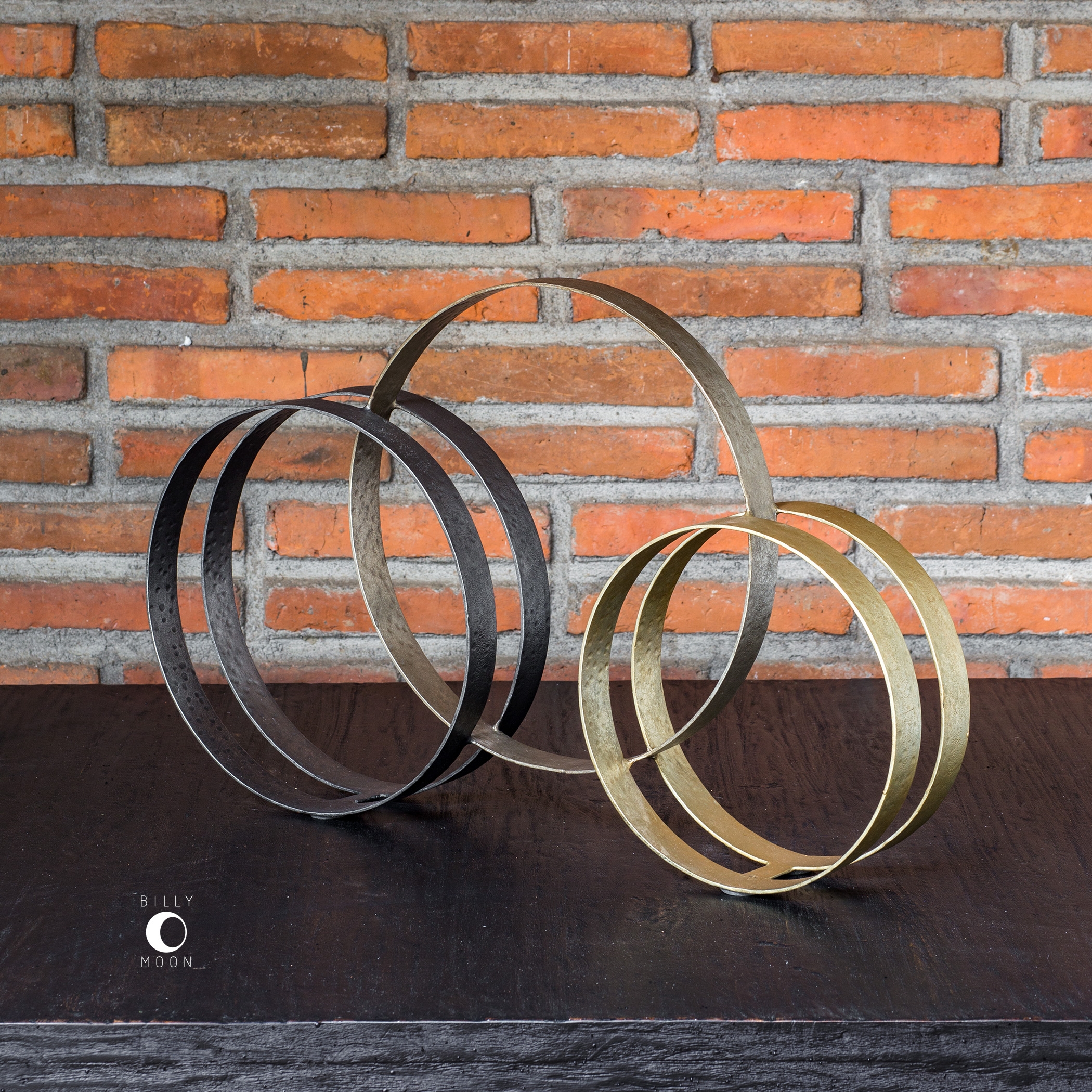 Adilynn Iron Ring Sculpture - Image 0