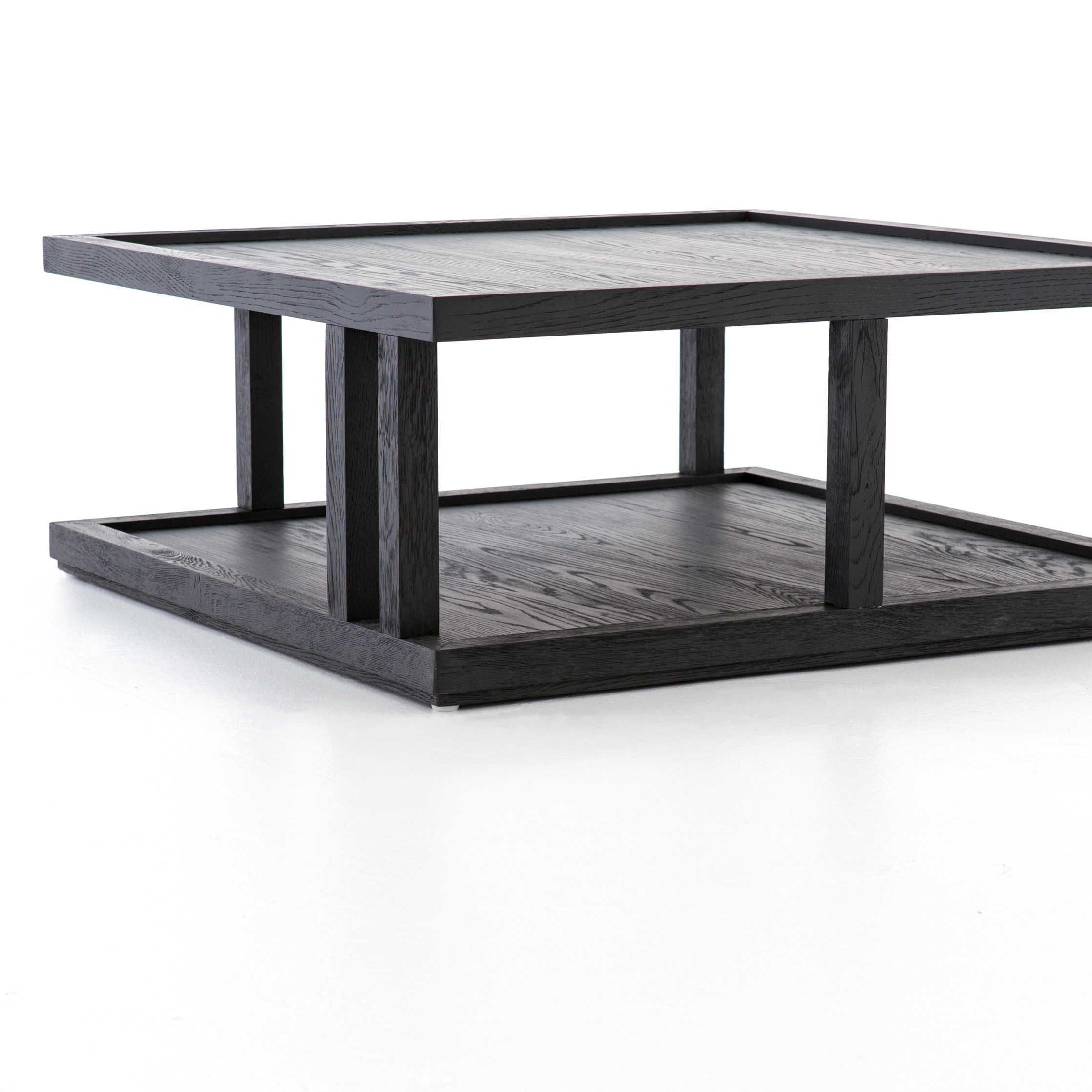 Charley Coffee Table-Drifted Black - Image 3