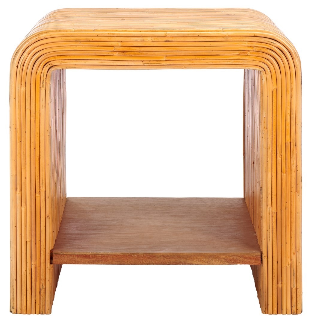 Dellabryn Rattan Accent Table - Natural - Image 0