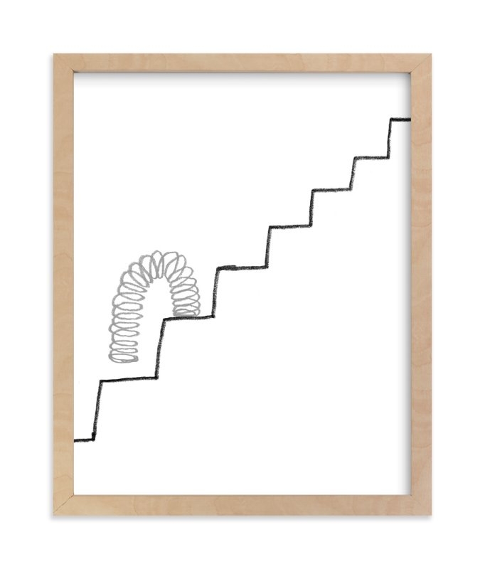 Slinky On The Stairs Limited Edition Fine Art Print 1 - Image 0