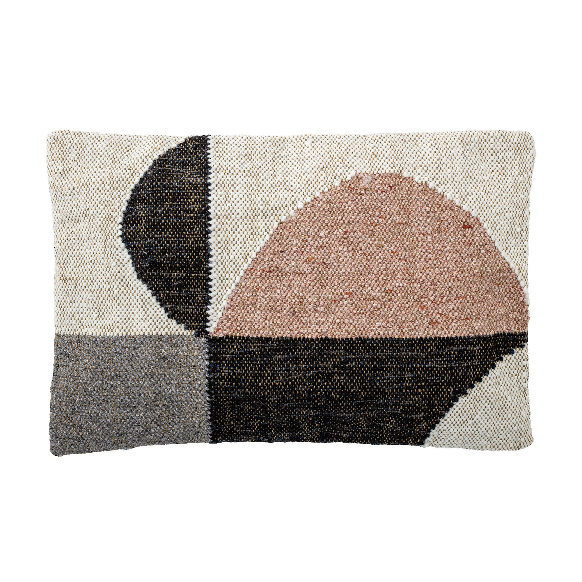 Multi Color Woven Cotton Lumbar Pillow - Image 0