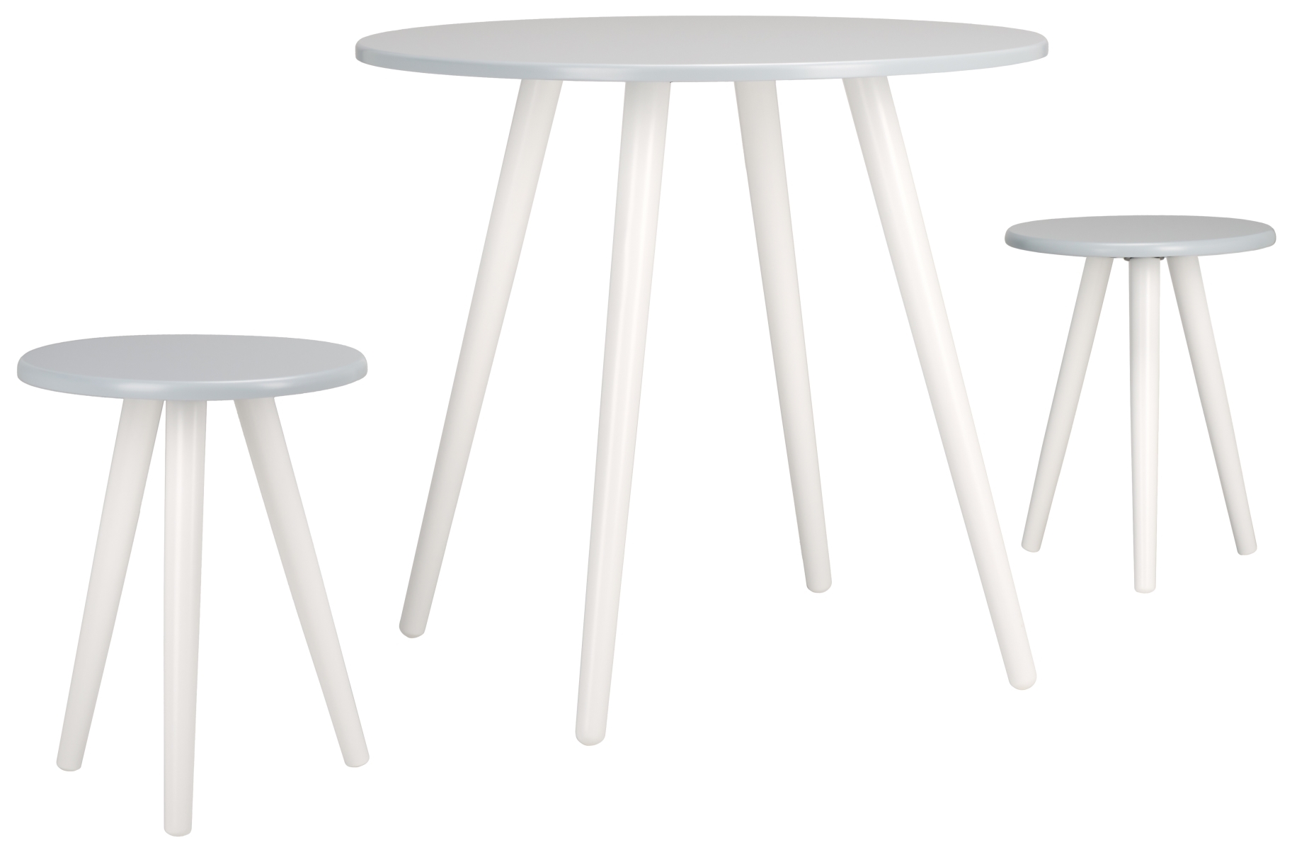 Whitman 3 Piece Dining Set - Light Grey / White - Safavieh - Image 6