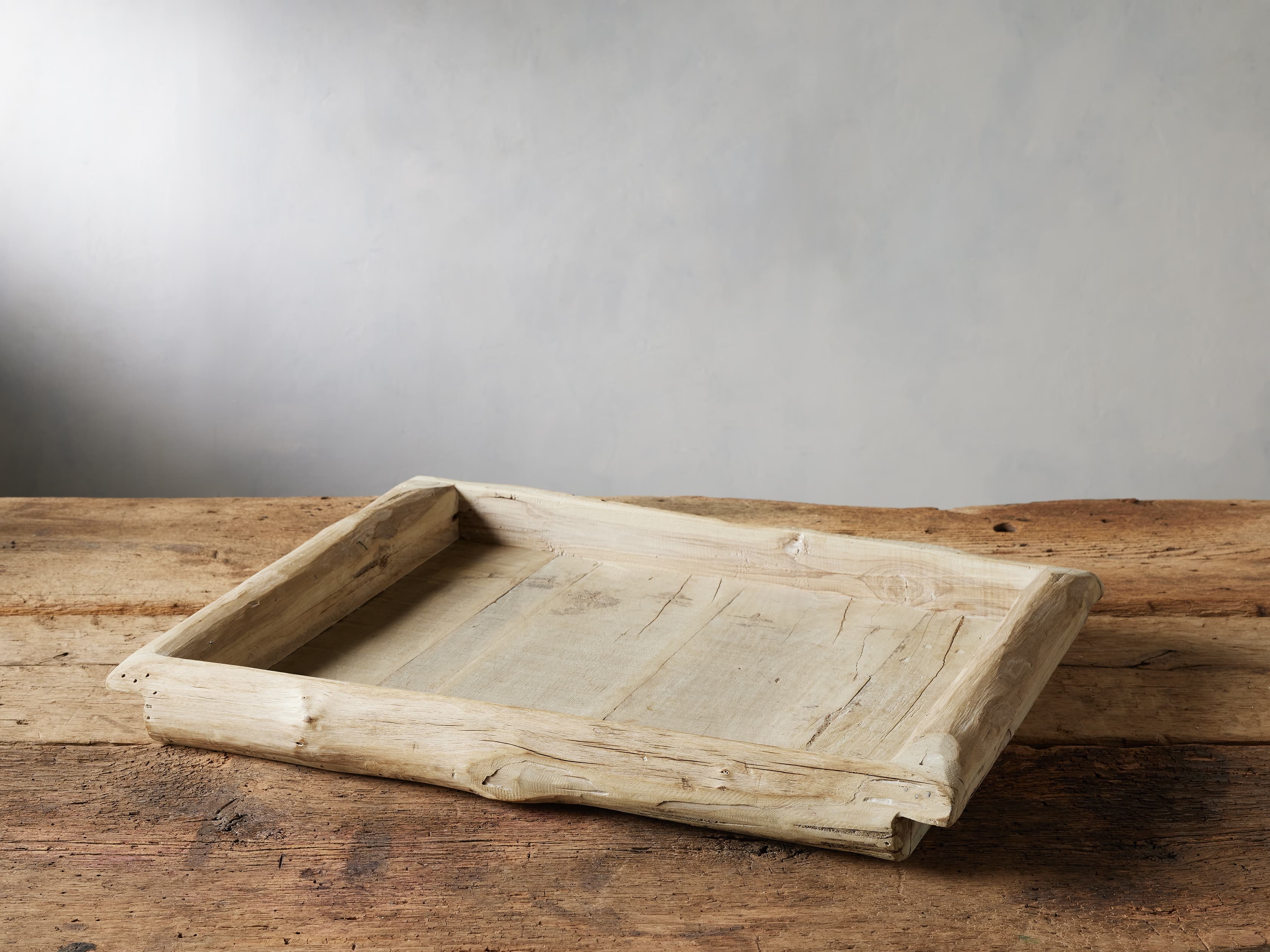Reclaimed Wood Large Tray in Natural - Image 0