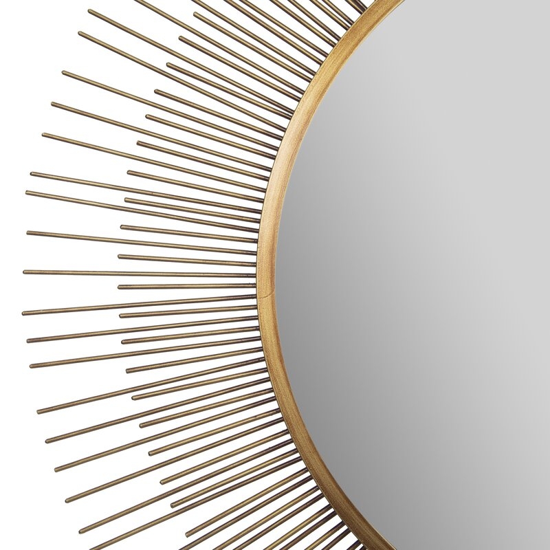 Pressler Sunburst Accent Mirror, Gold - Image 3