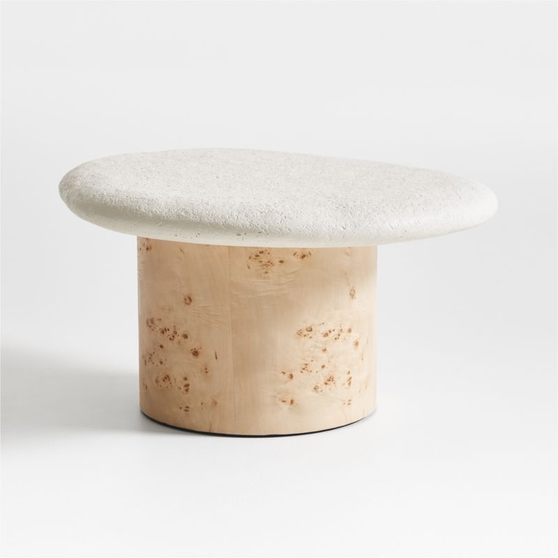 Sassolino Burl Wood Side Table by Athena Calderone - Image 6