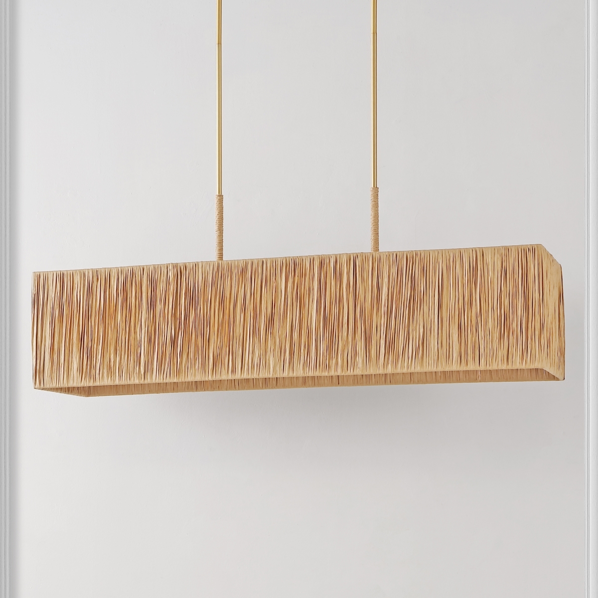 Amangiri 5 Lt 39.75" Pendant - Natural/Gold - Safavieh - Image 3