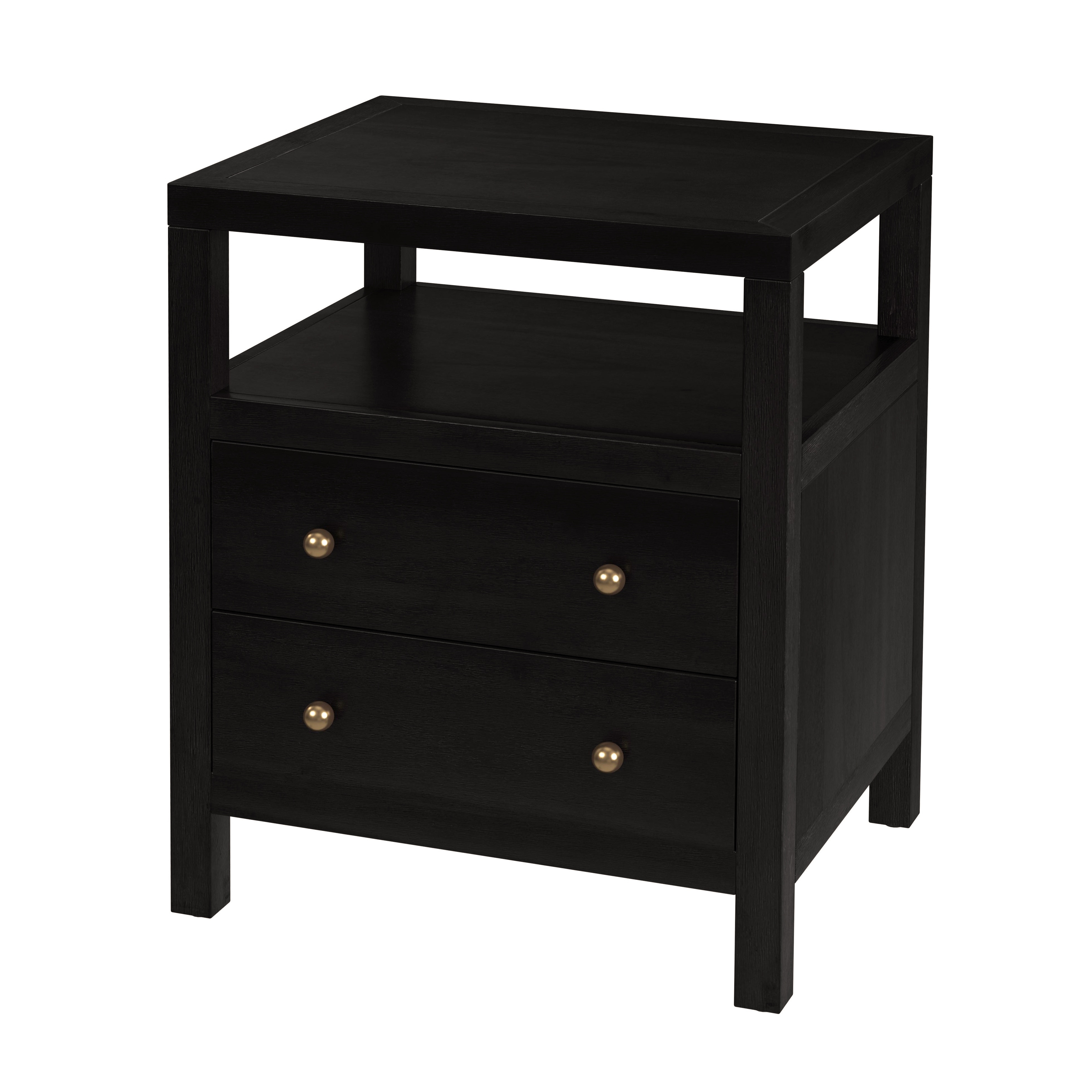 Nora Antique Coffee Nightstand - Image 0