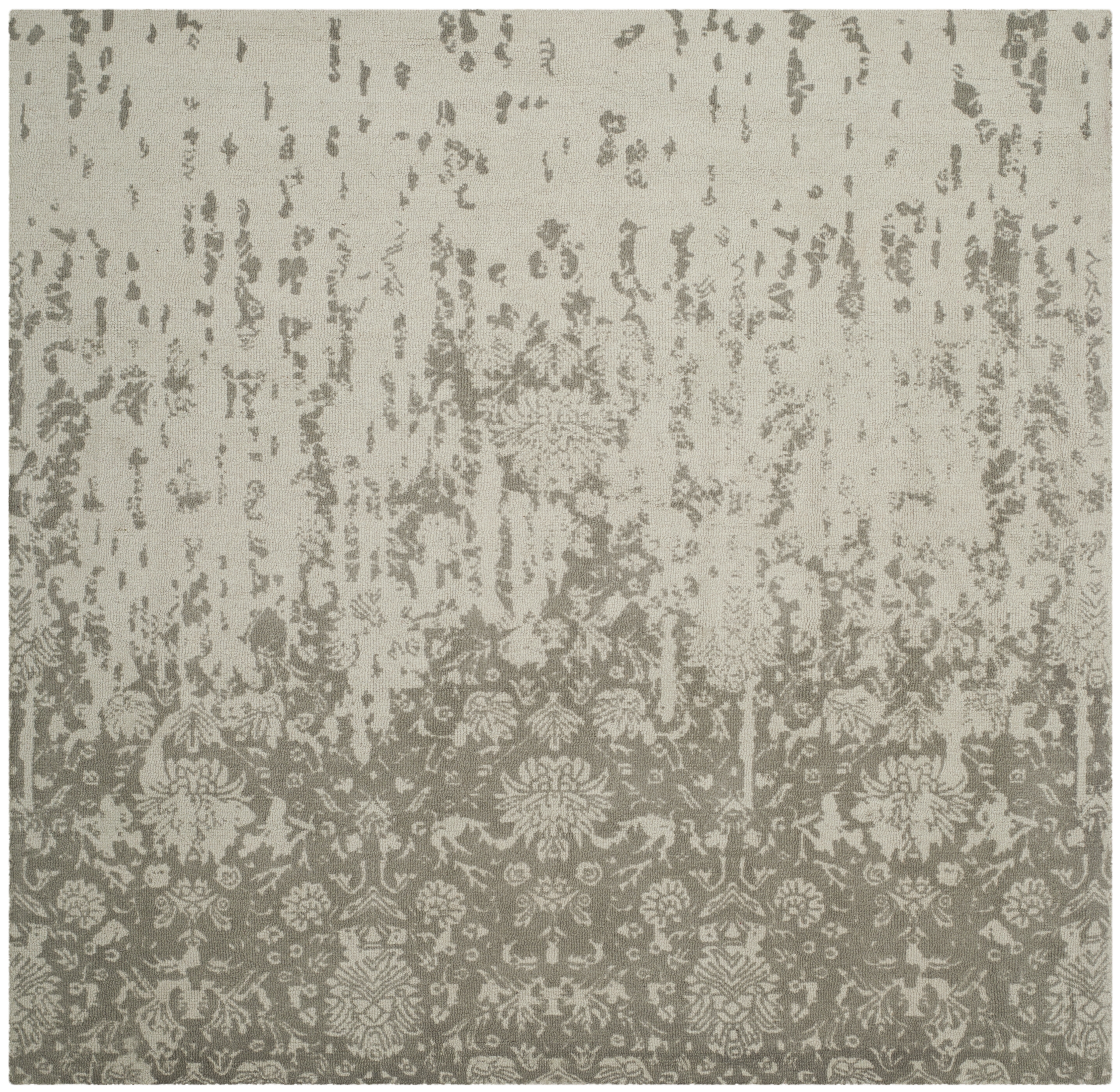 Arlo Home Hand Tufted Area Rug, RVT104D, Light Sage/Grey,  6' X 6' Square - Image 0