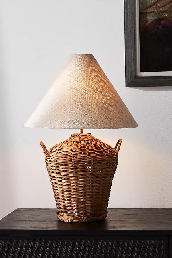 Hascombe Rattan Lamp Base - Image 0