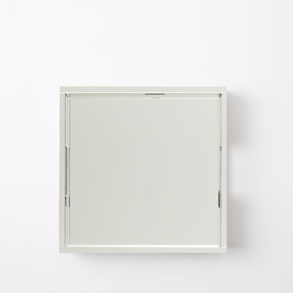 Mirror Tray, Mirrored Glass, 12" sq. - Image 0