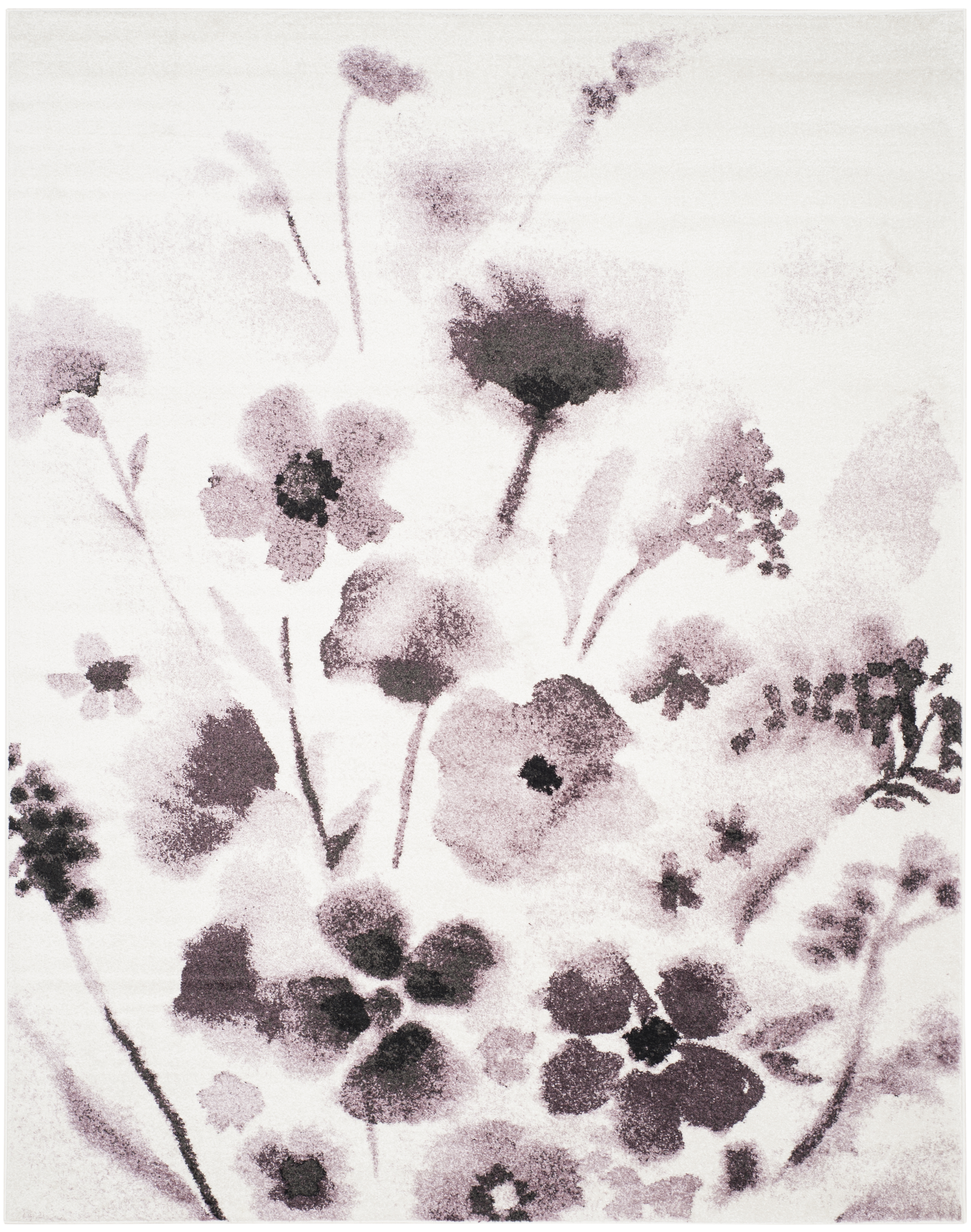 Arlo Home Woven Area Rug, ADR127L, Ivory/Purple,  8' X 10' - Image 0