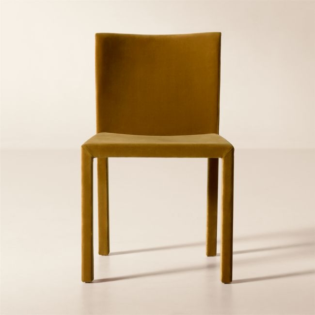 Nigel Turmeric Velvet Dining Chair - Image 0