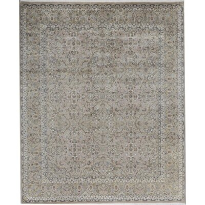 One-of-a-Kind Hand-Knotted Camel 8' x 9'10" Wool Area Rug - Image 0