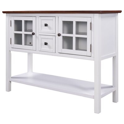 45'' Console Table With 2 Drawers, 2 Cabinets And 1 Shelf - Image 0
