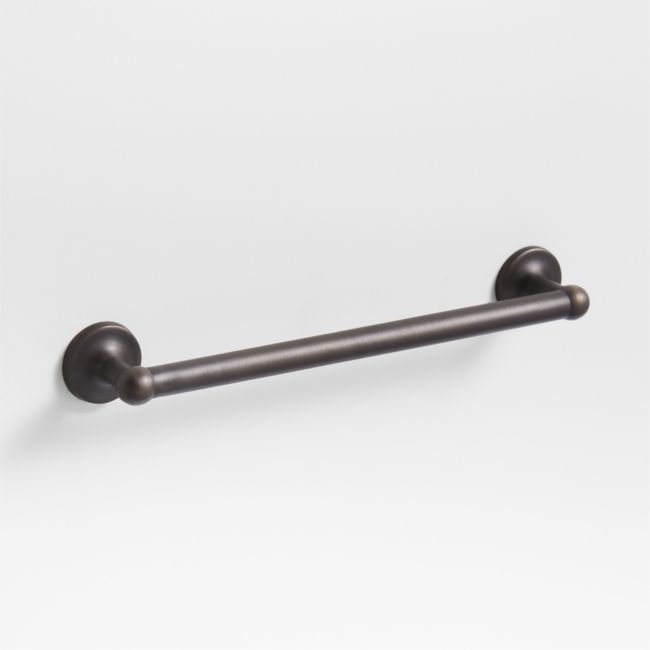 Classic 6" Round Brushed Bronze Cabinet Drawer Bar Pull - Image 0
