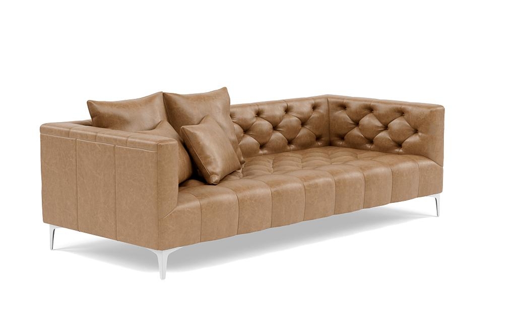 Ms. Chesterfield Leather Sofa by Apartment Therapy - Image 1