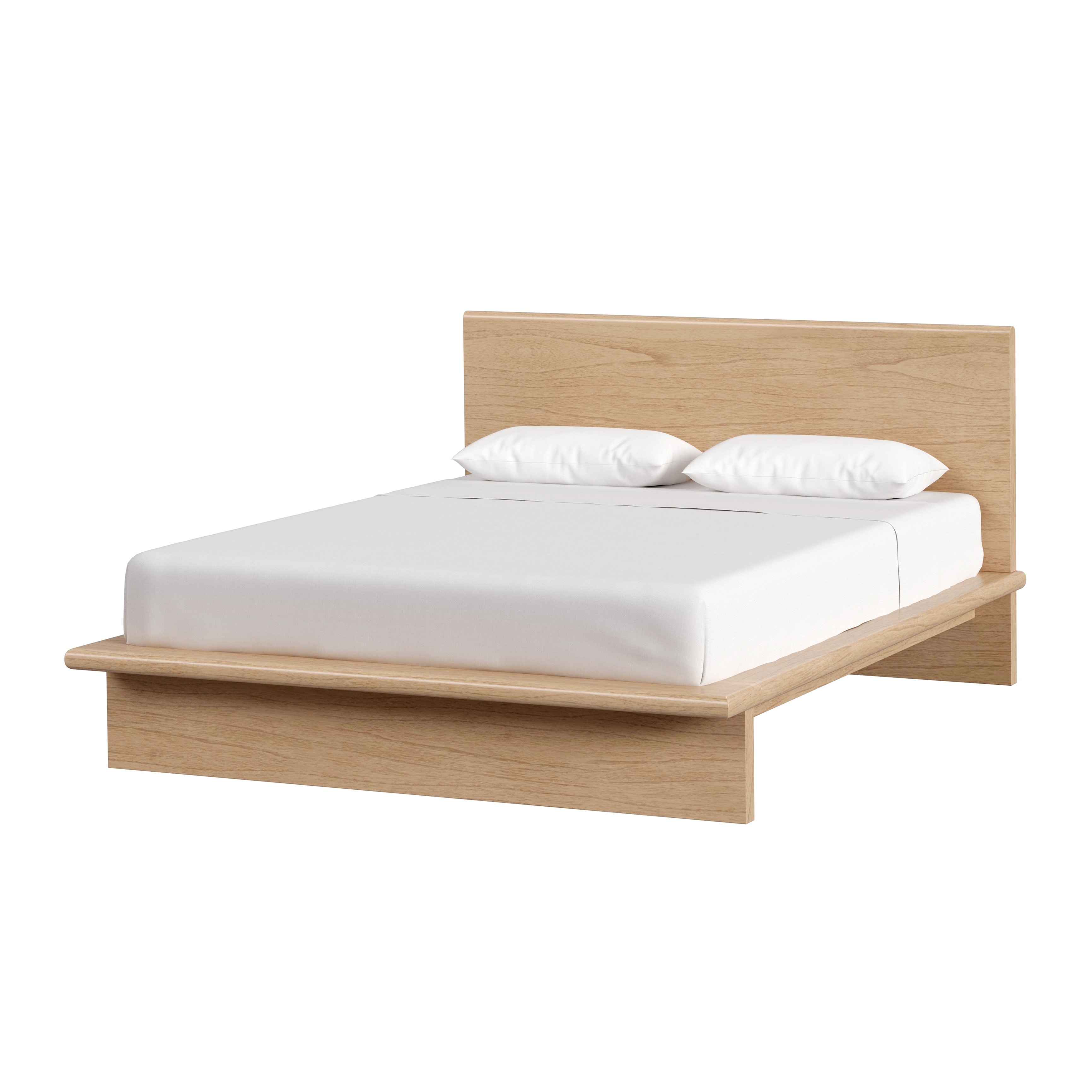 Halmstad Blonde Oak Queen Bed - Image 0