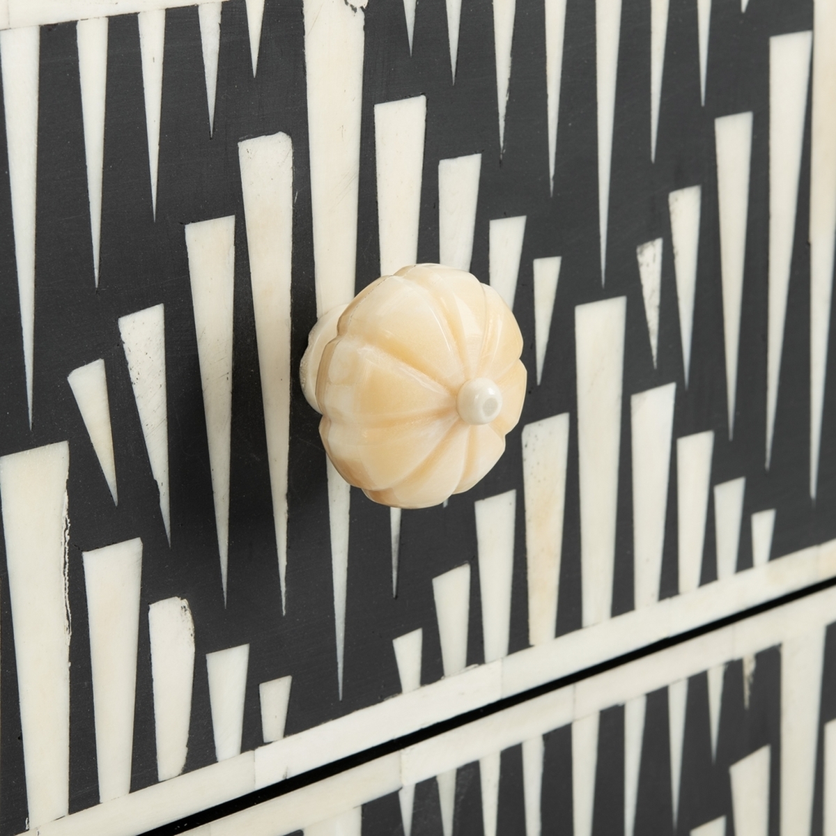 Tessie Bone Inlay Nightstand - Black - Image 3