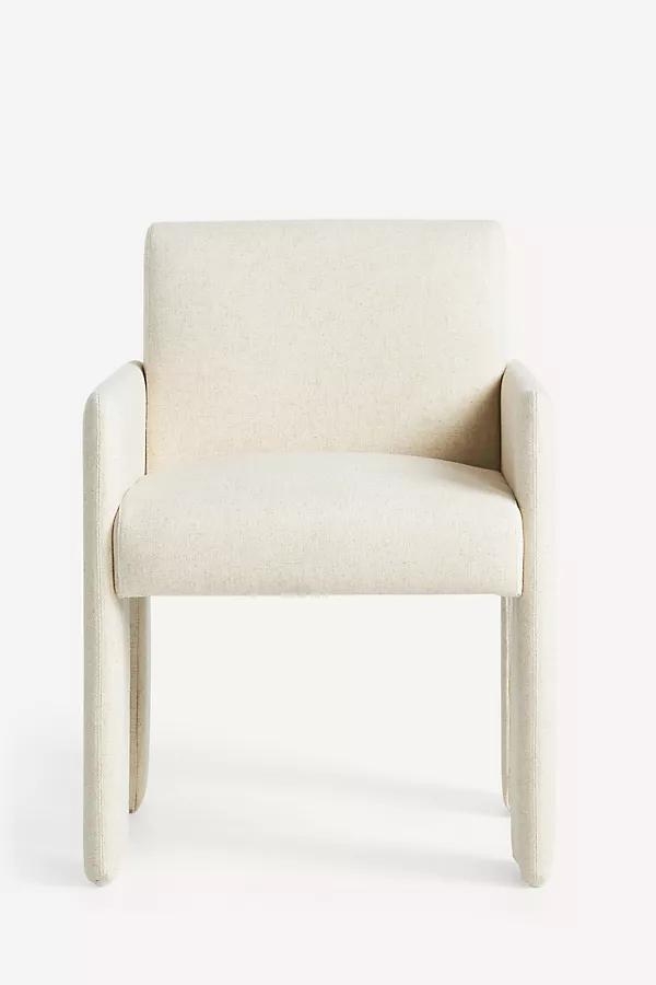Lydia Linen Dining Armchair - Image 0