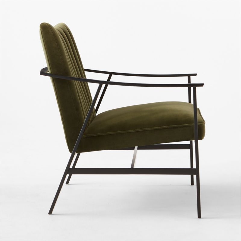 Blair Green Velvet Accent Chair by Paul McCobb - Image 3