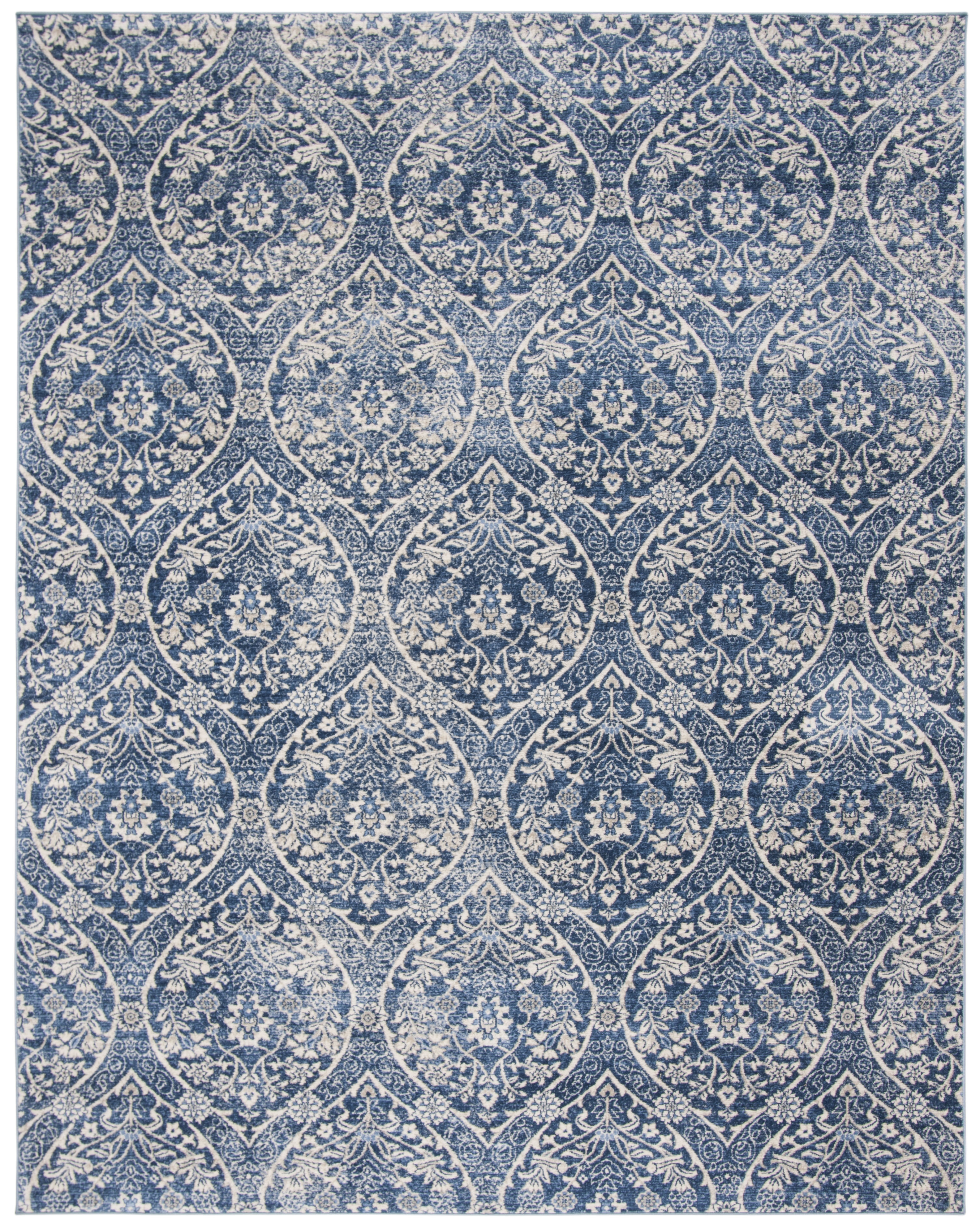 Arlo Home Woven Area Rug, BNT860M, Navy/Light Grey,  8' X 10' - Image 0