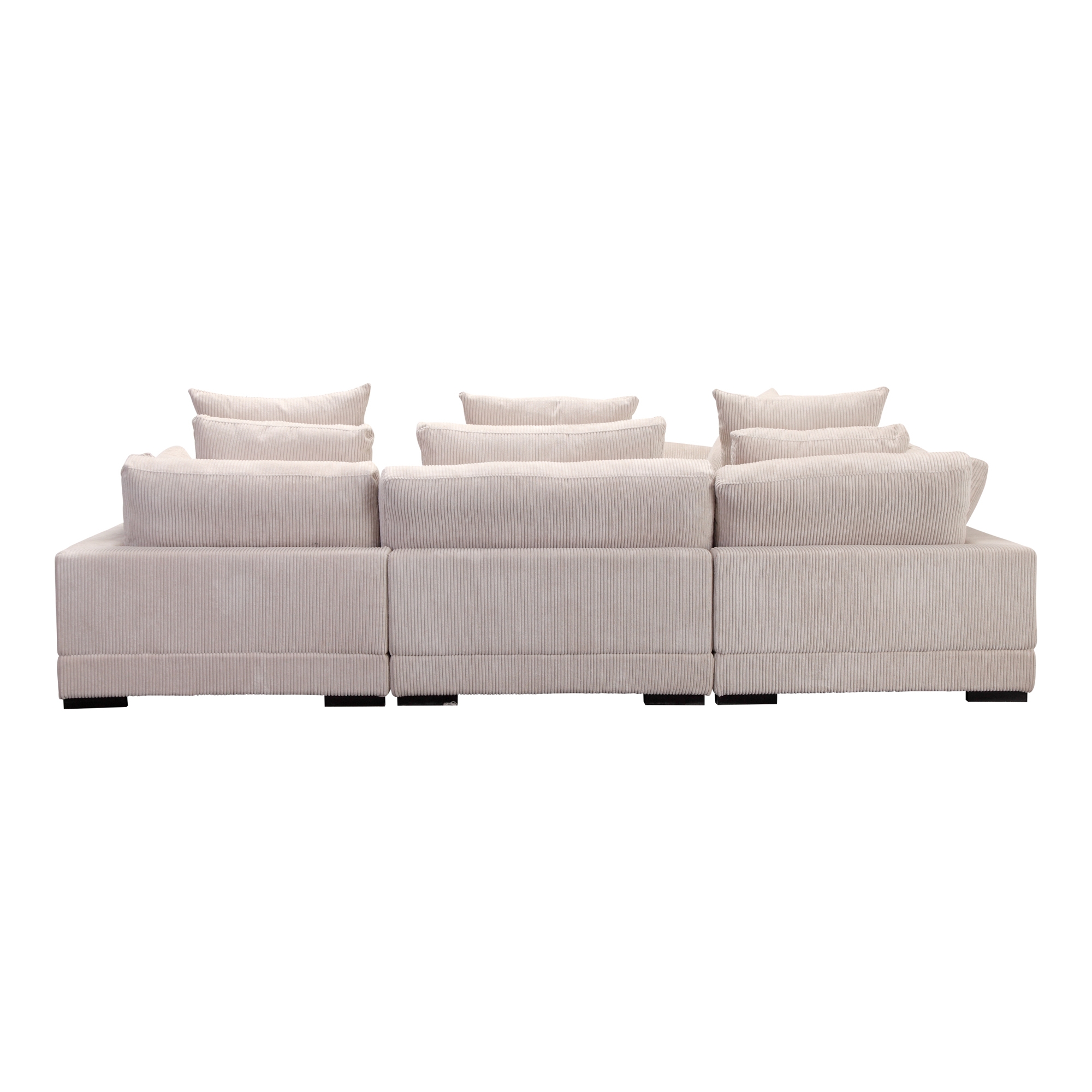 Tumble Classic L-Shaped Modular Sectional Cappuccino - Image 3
