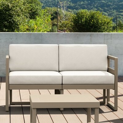 Millis Patio Loveseat with Cushions - Image 0