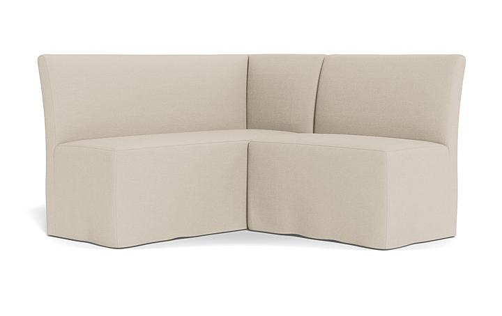 Dorian Slipcovered Petite Left Banquette - Image 2