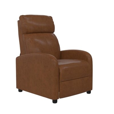 Arfath Faux Leather Manual Recliner - Image 0