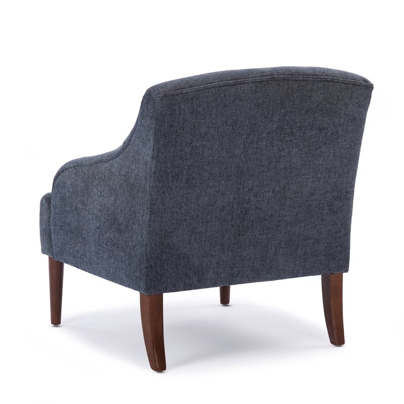 Aubrey 28'' Wide Armchair, Gray Polyester - Image 8
